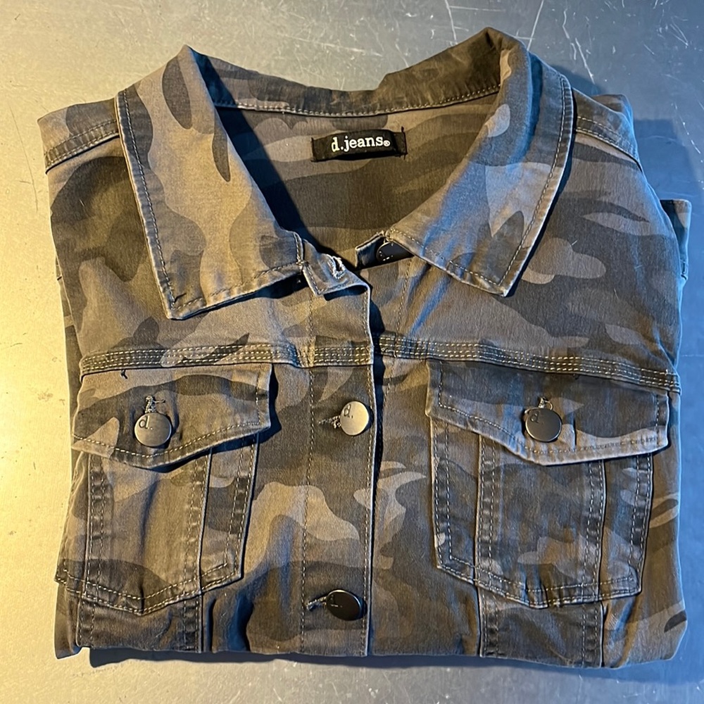 2X Camo Denim Style Jacket